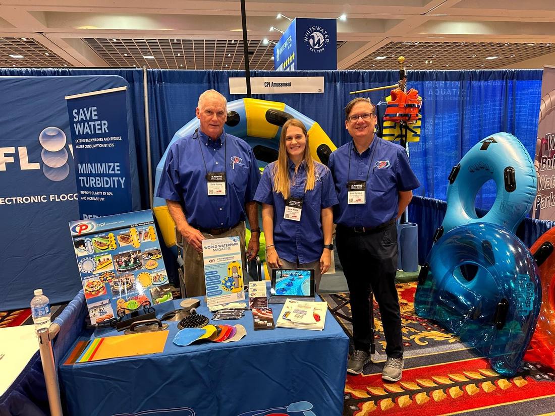 CPI Amusement booth at the WWA 2024 Symposium & Trade Show